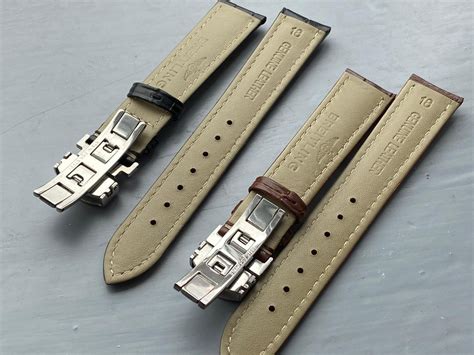 breitling leather on wrist|Breitling watch band sizes.